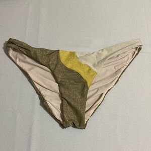 PILYQ Haven Wave Full Bikini Bottom Women's Size L